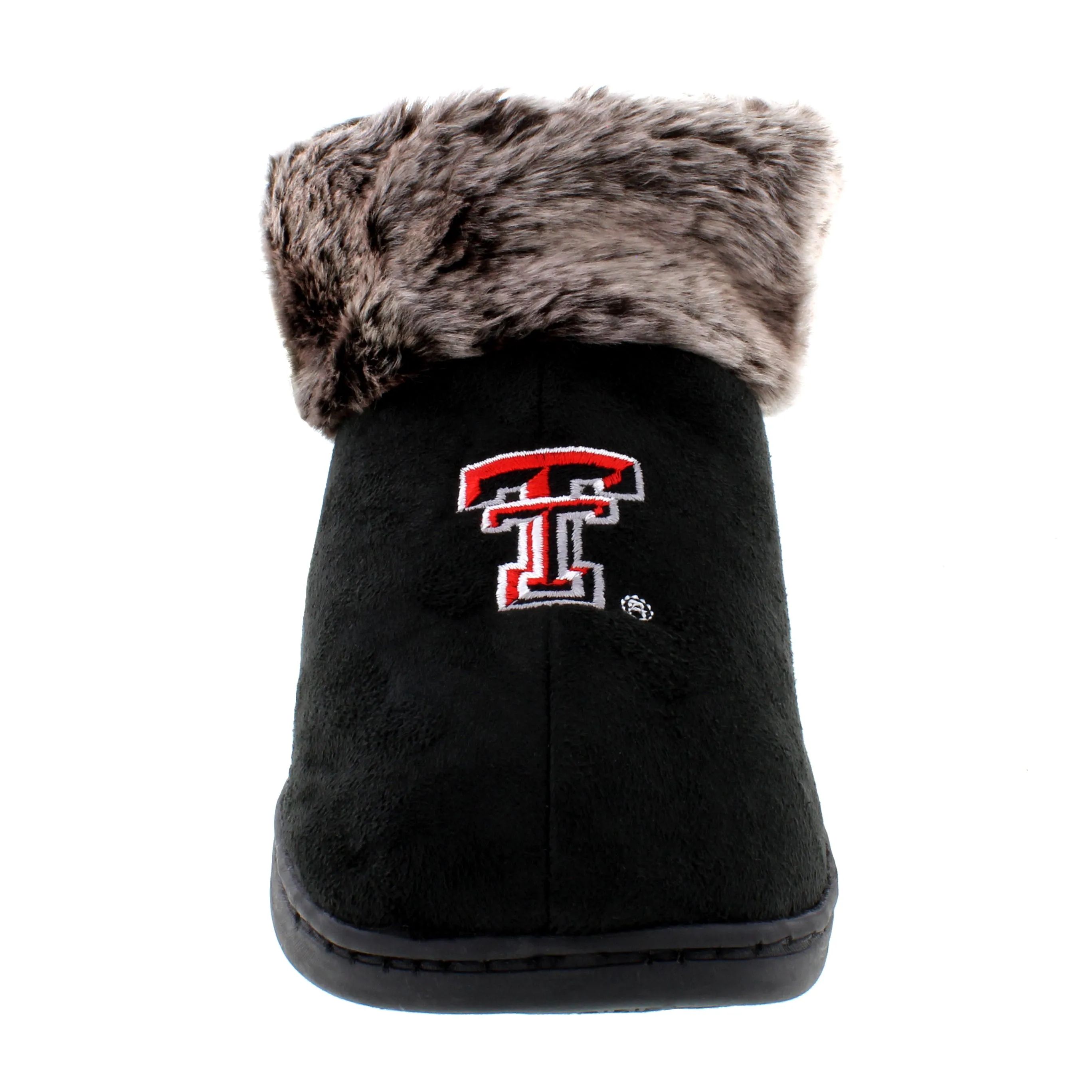 Texas Tech Red Raiders Faux Sheepskin Furry Top Slipper