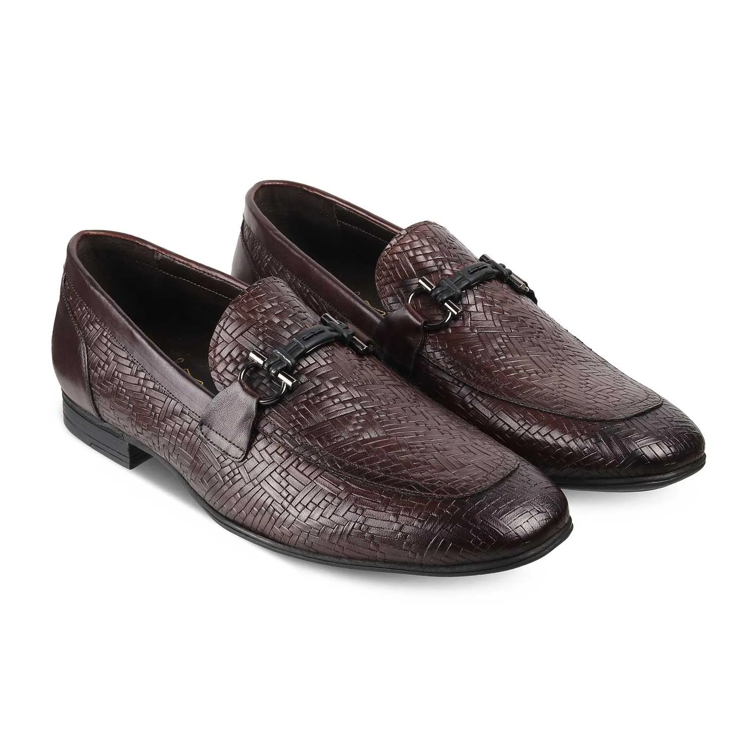 The Crint Tan Men's Leather Loafers