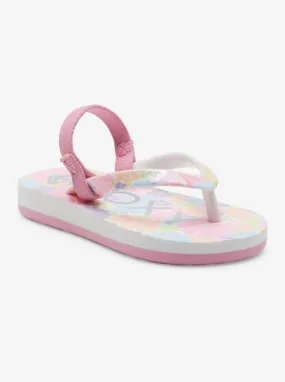 Toddlers Pebbles Sandals - Crazy Pink Flower