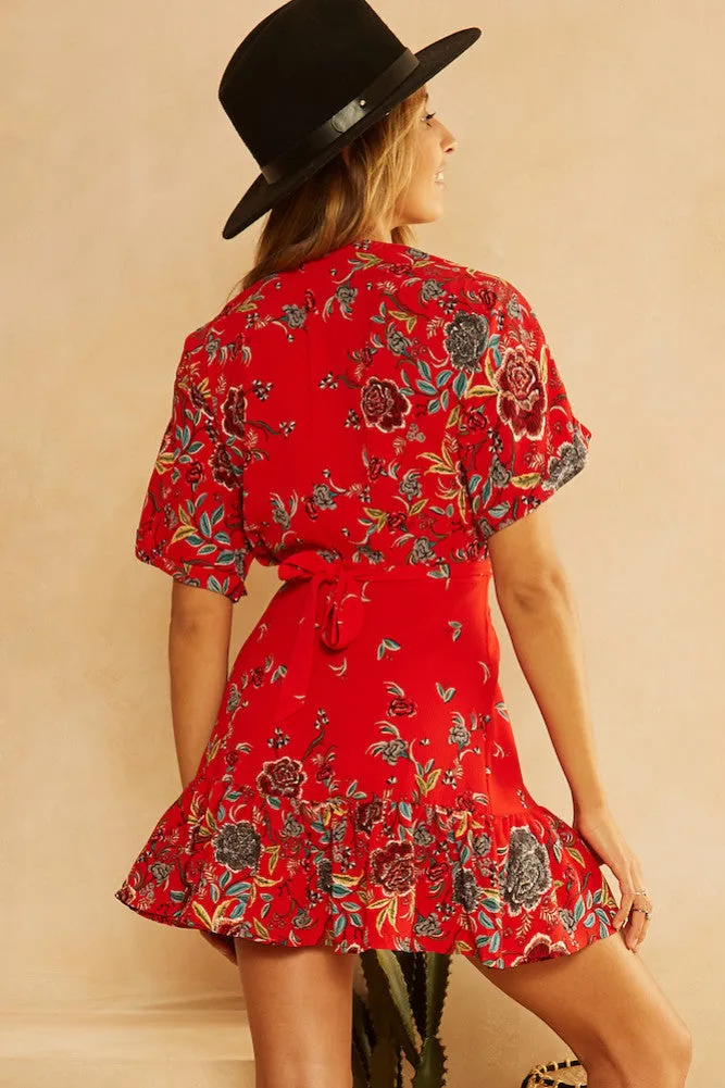 Ubud Dress Red