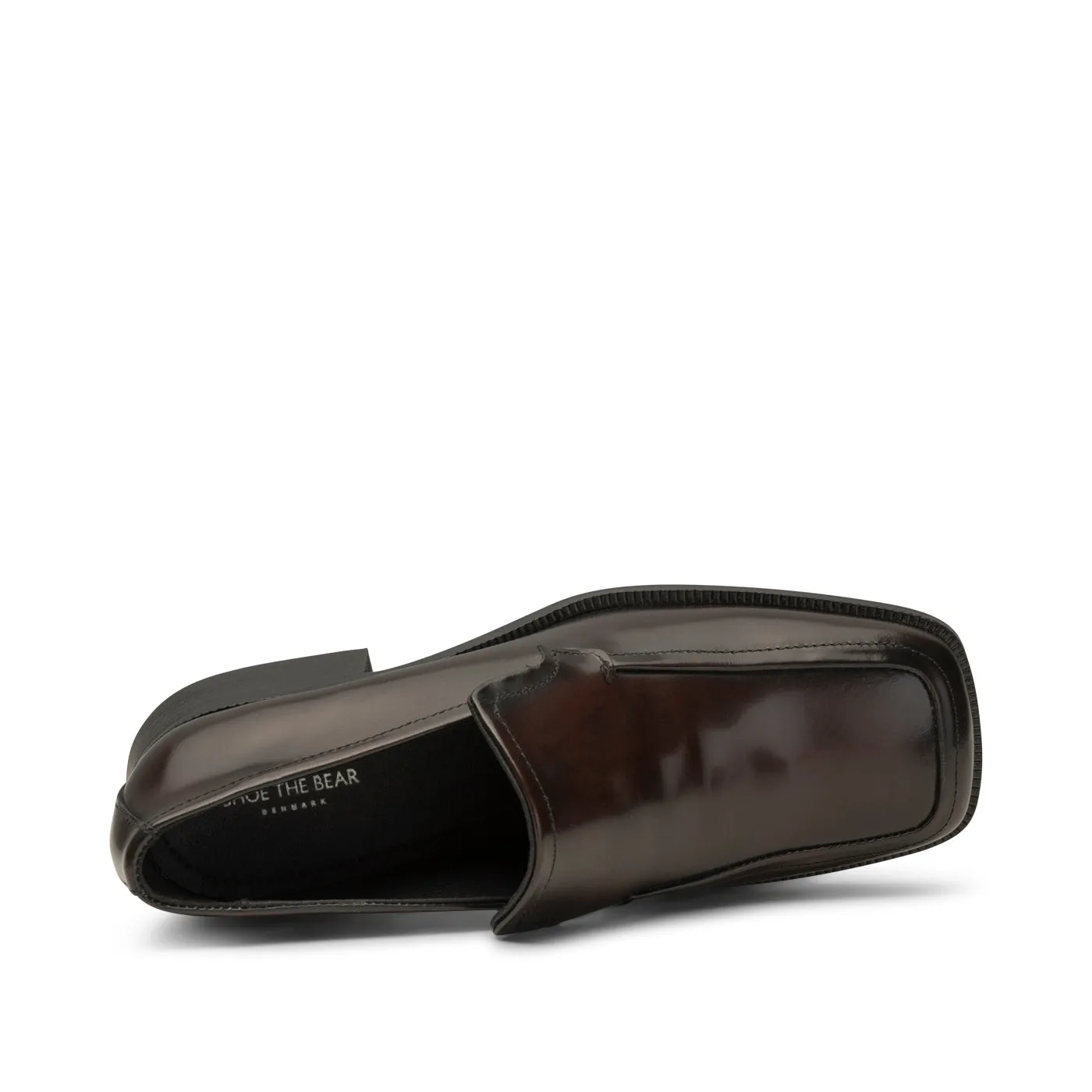 Ulla loafer læder - BROWN HIGH SHINE