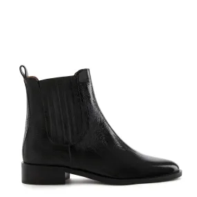 Vendôme Chey black patent leather calfskin leather chelsea boots