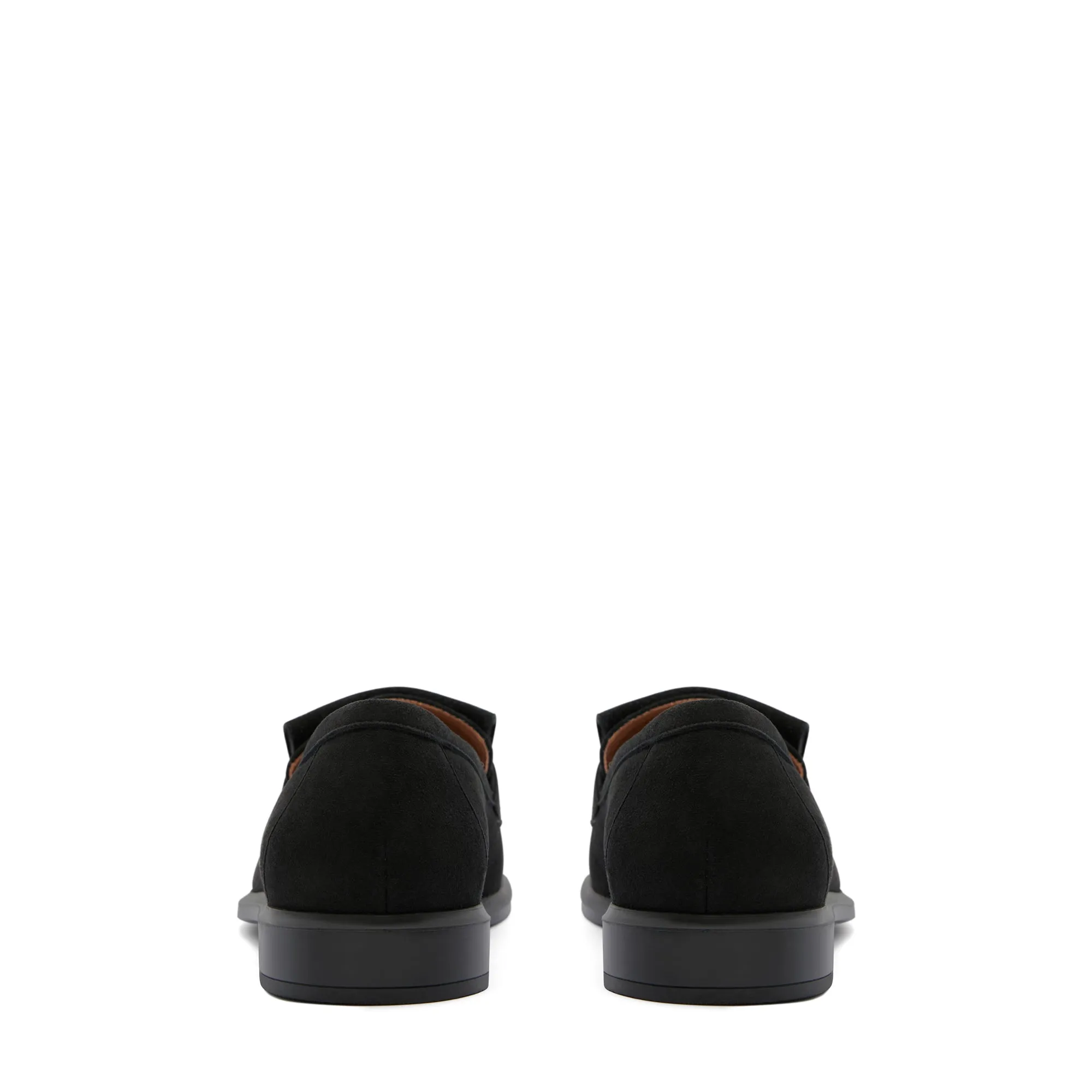 Vendôme Lave black suede loafers