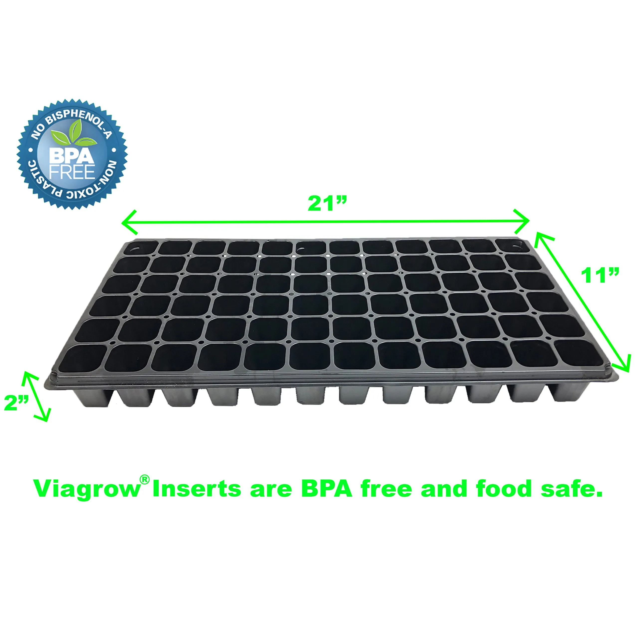 Viagrow Prop 10 in. x 20 in. Propagation Kit Tall 7 in. Dome, Tray, Insert