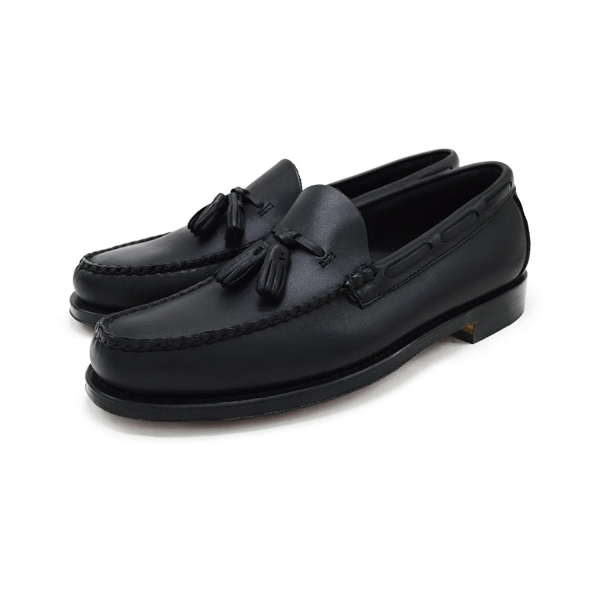 Weejuns Larkin Tassel Loafers Soft Black Leather