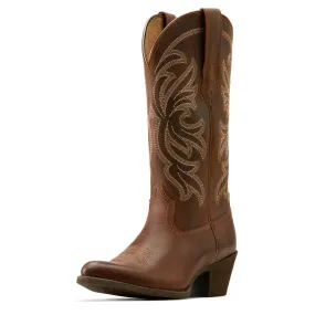 Women's Ariat Sassy Brown Heritage J Toe Stretchfit Western Boot - 10051051