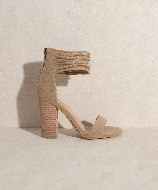 Womens Shoes Style No. Blair - Thick Ankle Strap Block Heel