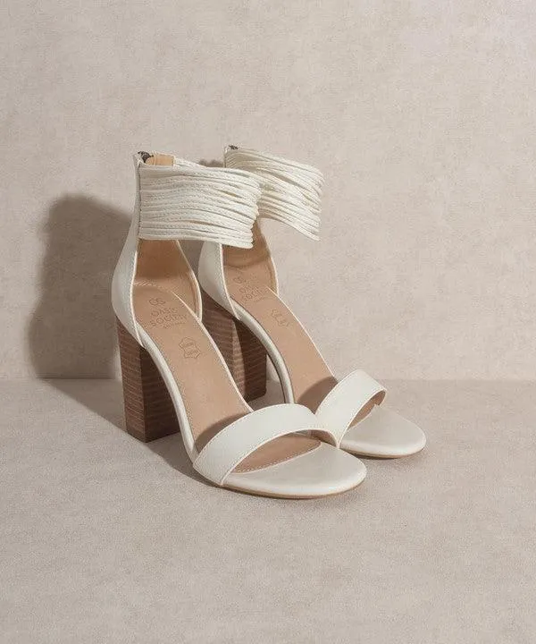 Womens Shoes Style No. Blair - Thick Ankle Strap Block Heel