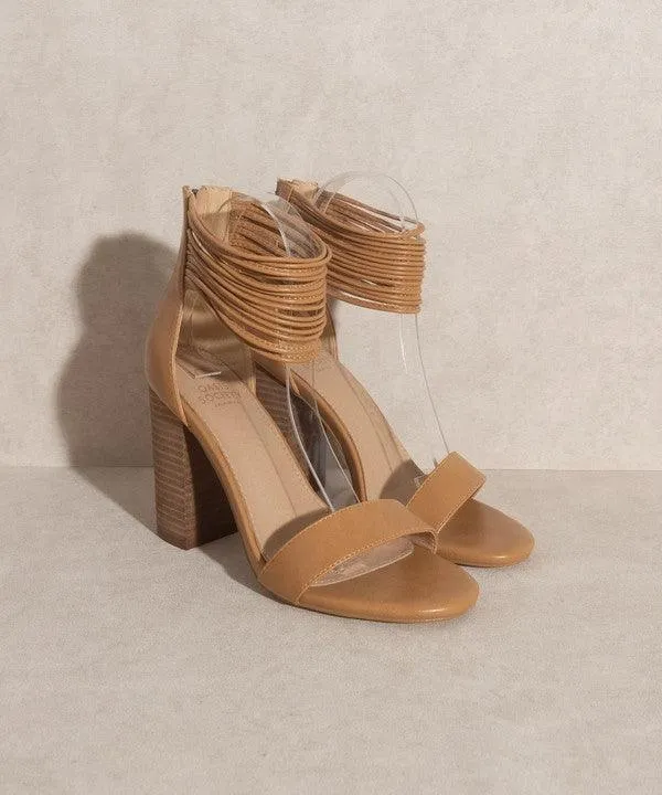 Womens Shoes Style No. Blair - Thick Ankle Strap Block Heel