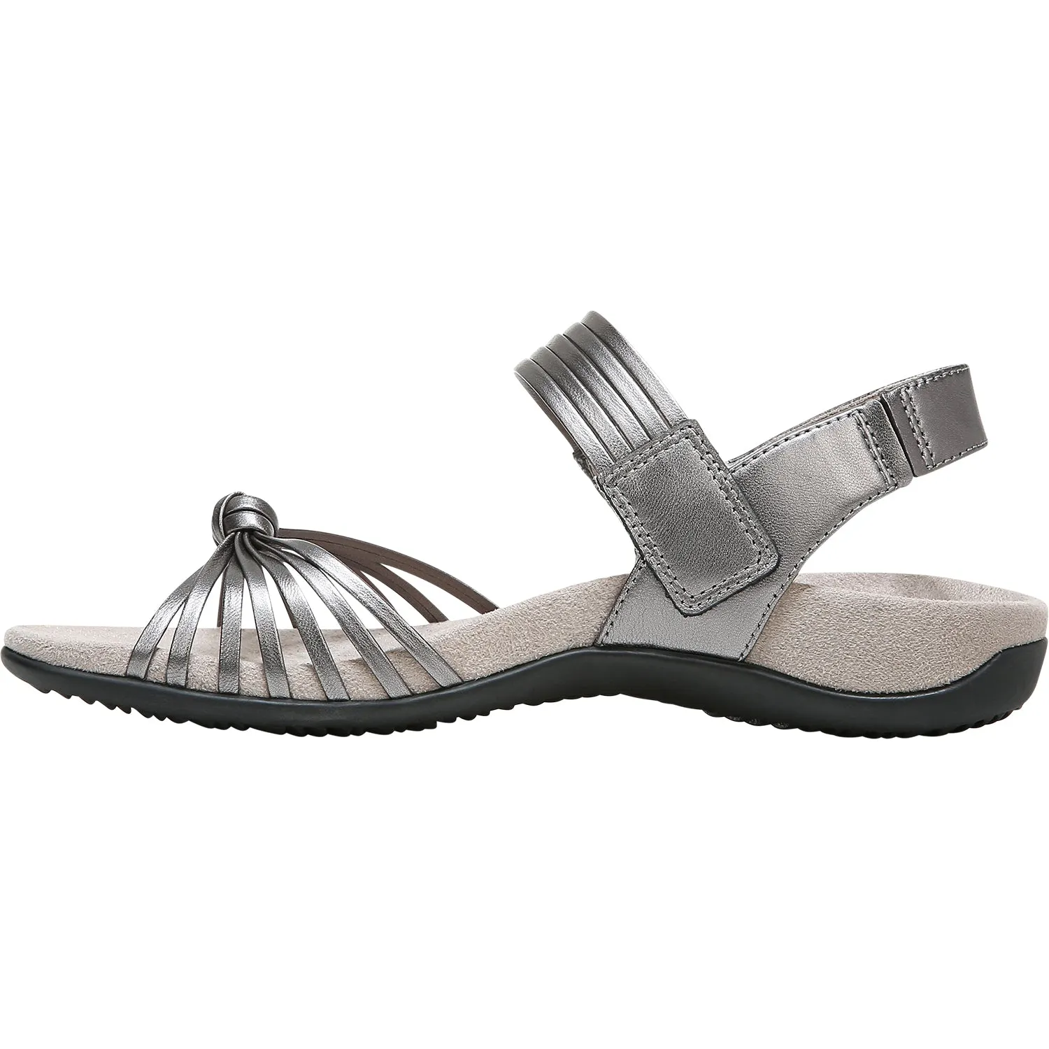 Women's Vionic Talulah Metallic Pewter Leather