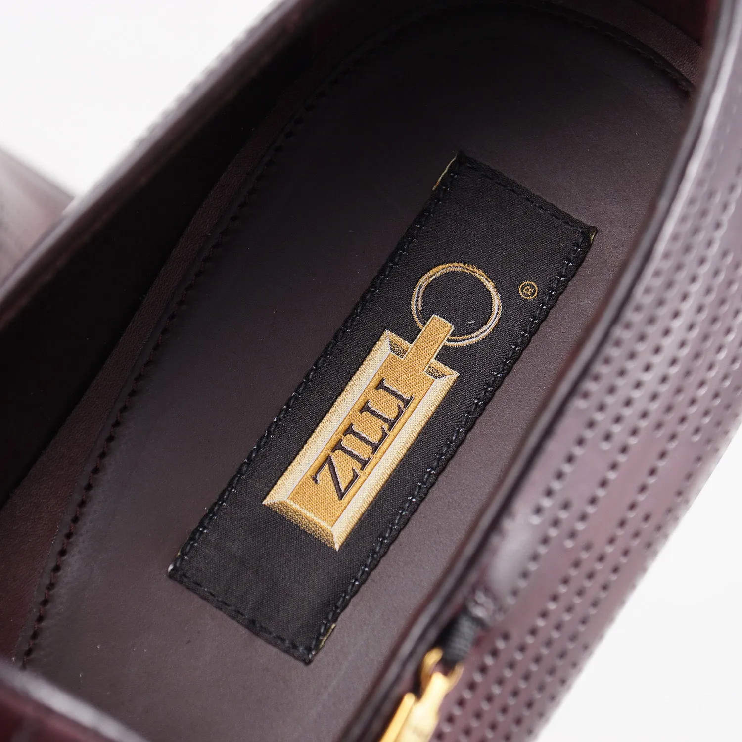 Zilli Burgundy Calf Leather Loafers